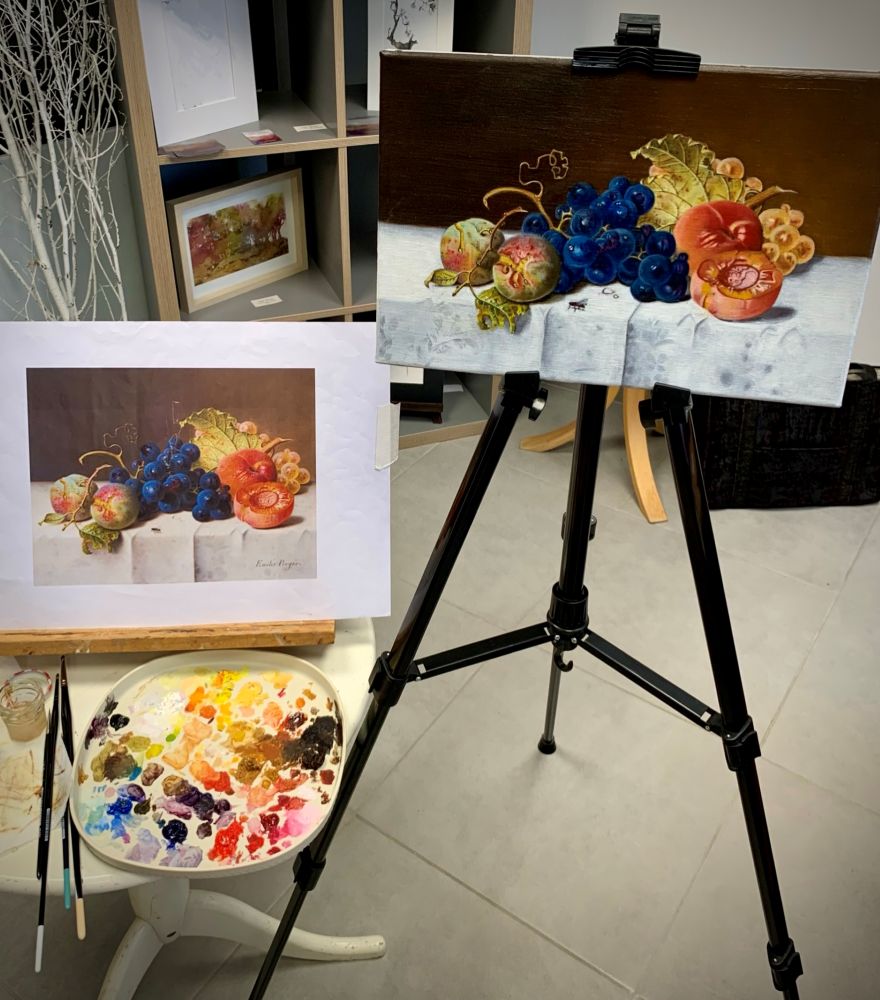 cours-artistiques-cours de peinture art Fontainebleau-Peinture-nature-morte