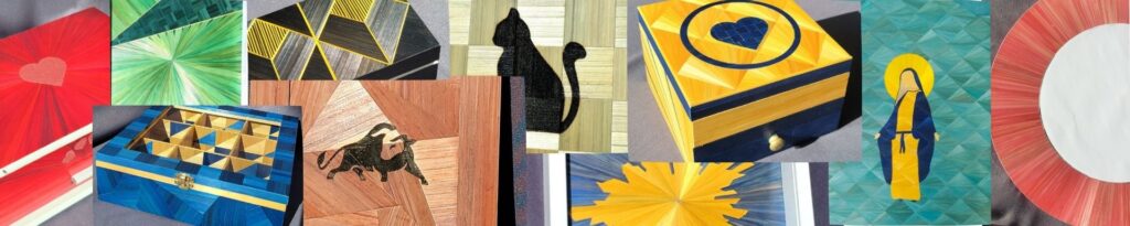 marqueterie objets miroirs boites art haut de gamme