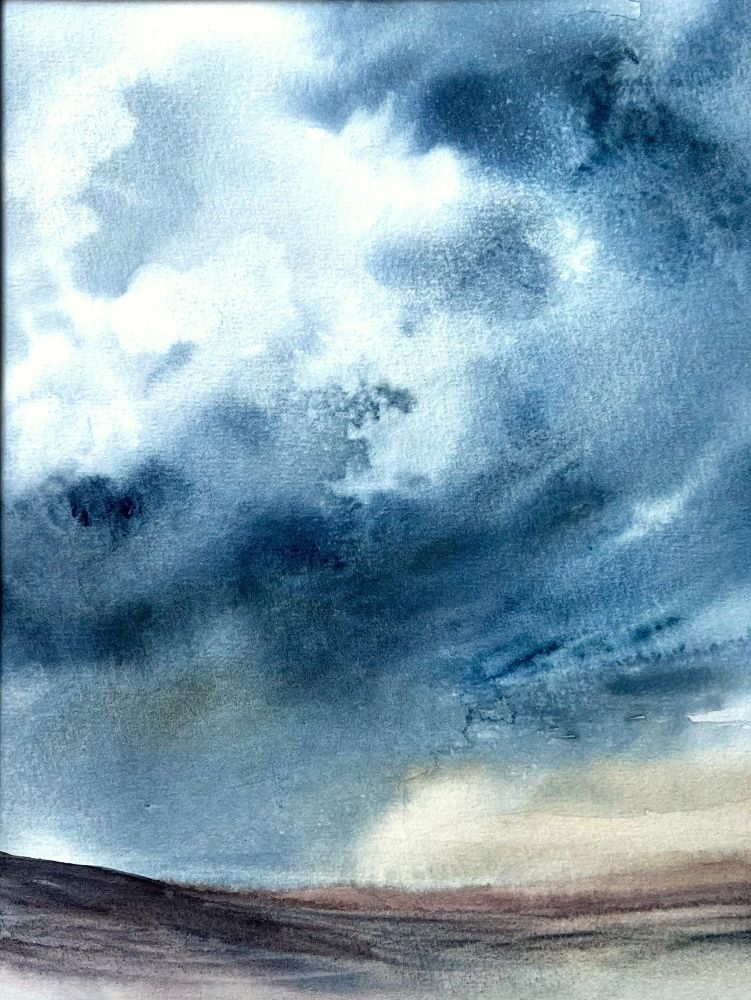 Ciel aquarelle vela fontainebleau instant d'art