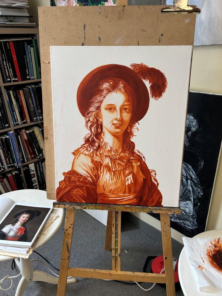 Elisabeth Louise Vigée Le Brun - copie de peinture