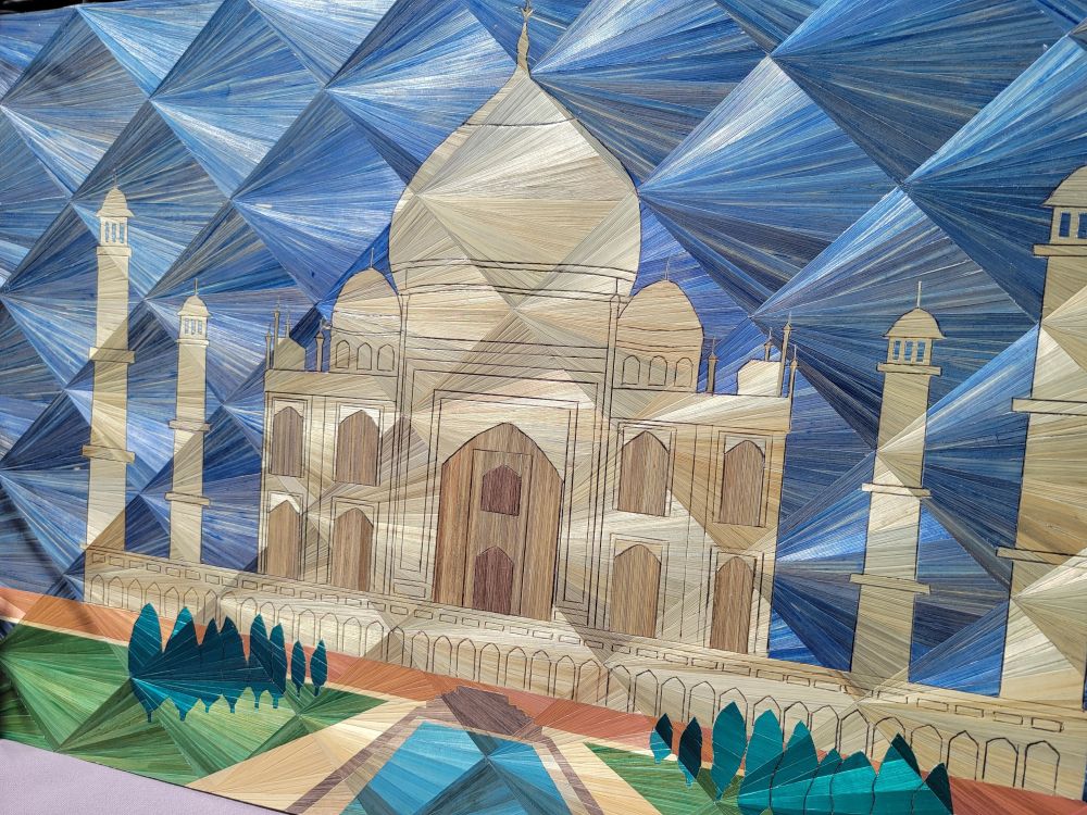 Le Taj Mahal - marqueterie