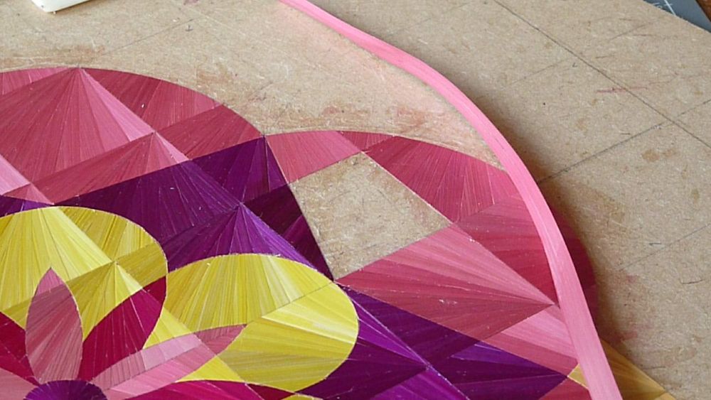 marqueterie de paille