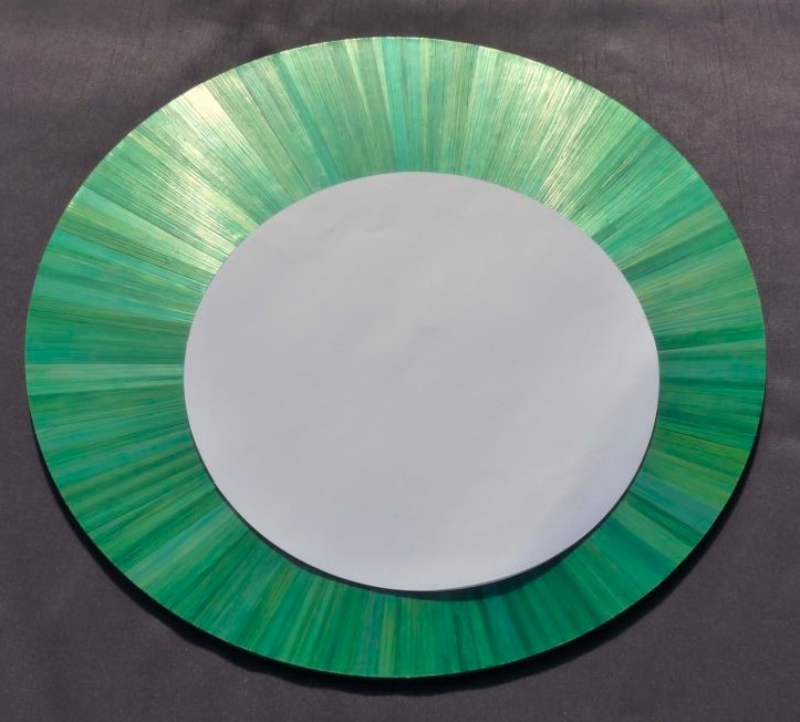 Miroir vert tendance en soleil