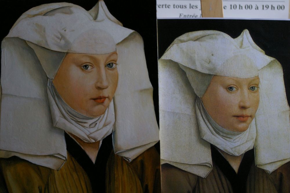 La copie de peinture - fontainebleau - art