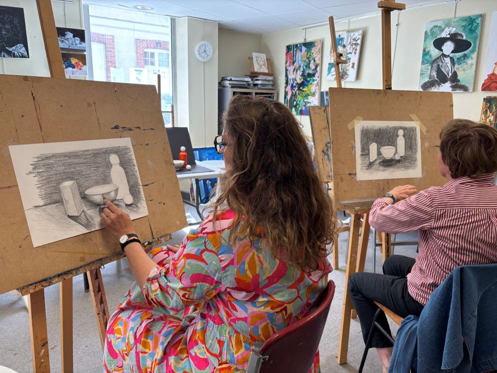 Cours de dessin chez Instant d'art à fontainebleau