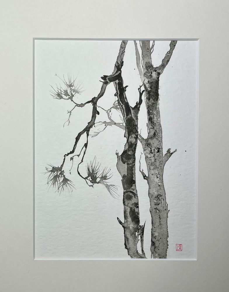 Tableau aquarelle fontainebleau