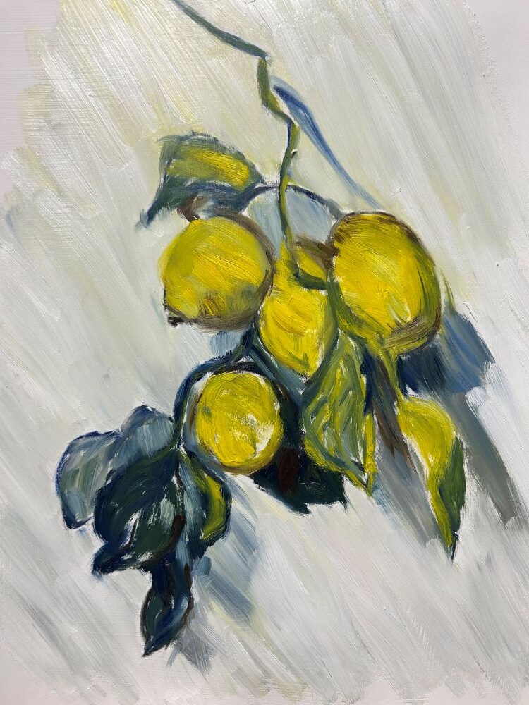 Citron tableau peinture